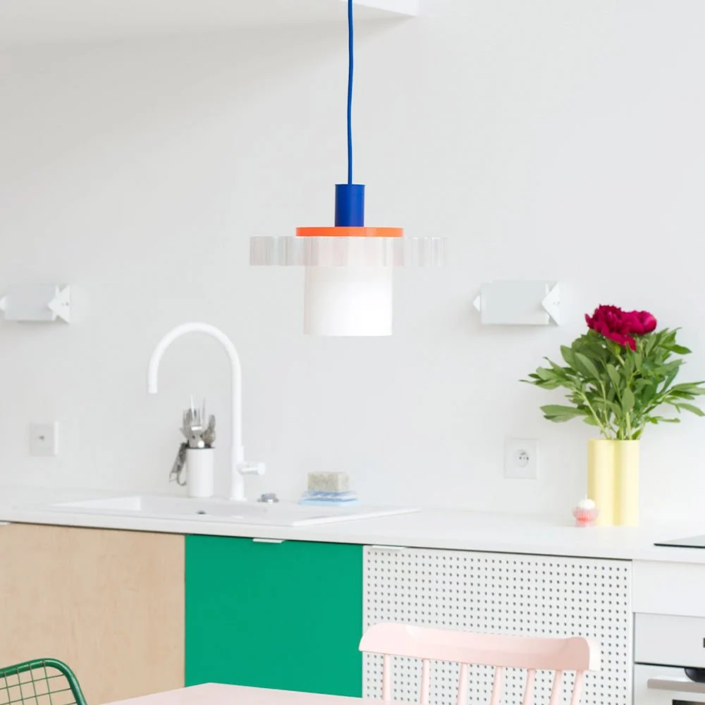 Lampe Gigi N°1 Câble Bleu