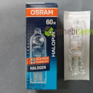 Lampe halogène halopin avec un essaim G9 60W