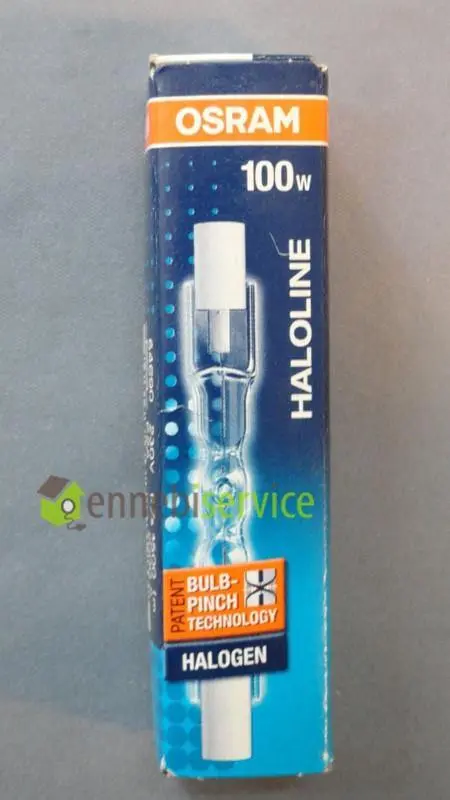 Lampe halogène linéaire 80 mm 80W 100W
