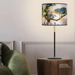 Lampe Hector imprimé Edgar H68