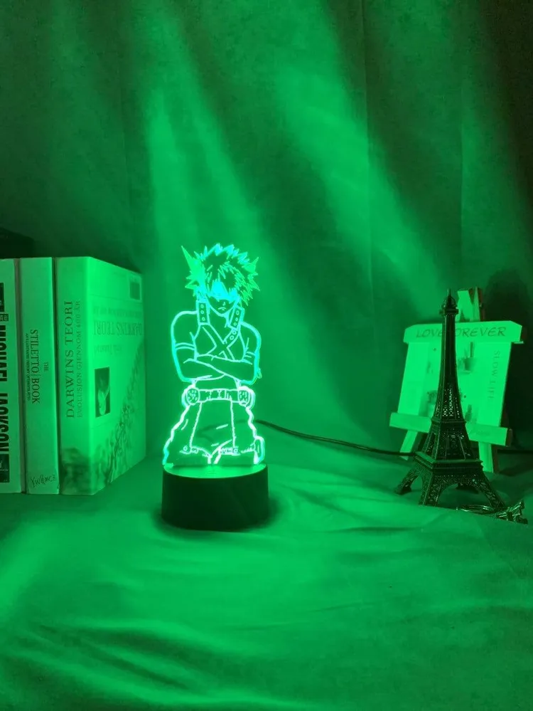 Lampe My Hero Academia Katsuki Bakugo Lampe led 3D Décor