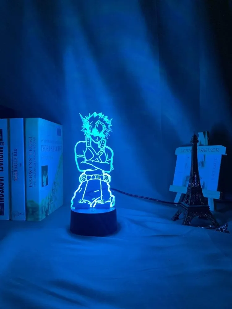 Lampe My Hero Academia Katsuki Bakugo Lampe led 3D Décor