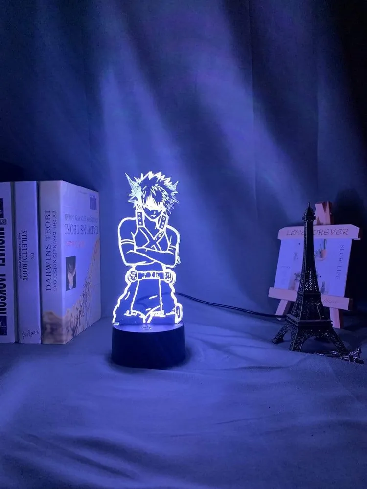Lampe My Hero Academia Katsuki Bakugo Lampe led 3D Décor