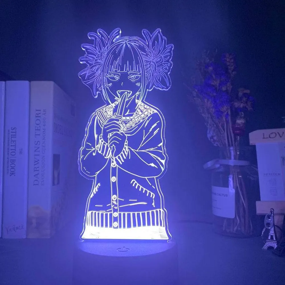 Lampe My Hero Academia Toga Himiko décor veilleuse Lampe led 3D My hero academia
