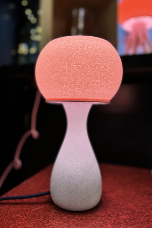 Lampe 'Kiko' Marbre et Rose | M - Dots Design