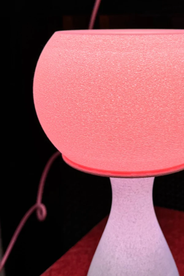 Lampe 'Kiko' Marbre et Rose | M - Dots Design