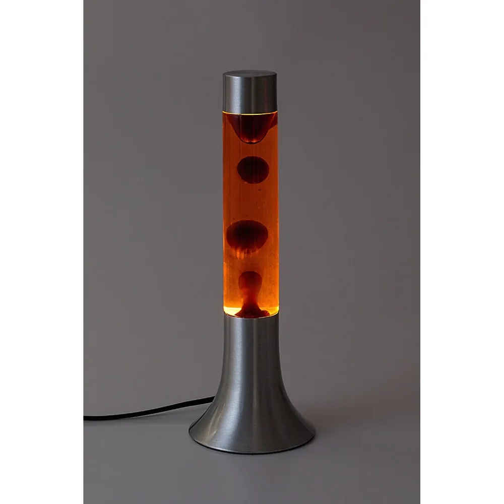 Lampe à lave Rabalux LED, 25W, 3000 K, orange, Poppilol