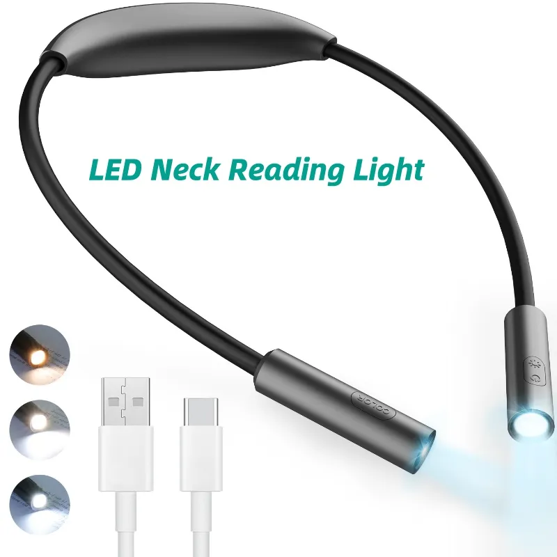 Lampe de Lecture LED Portable & Rechargeable