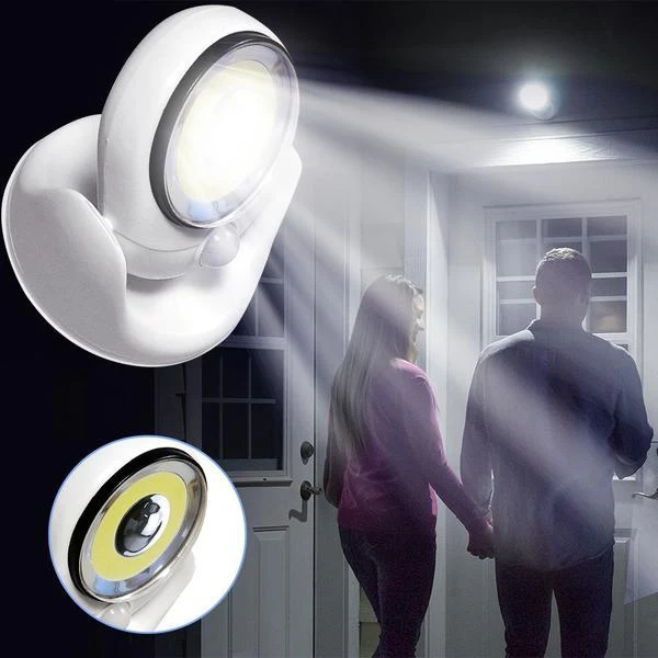 Lampe LED à Détecteur de Mouvement Étanche pour Intérieur et Extérieur