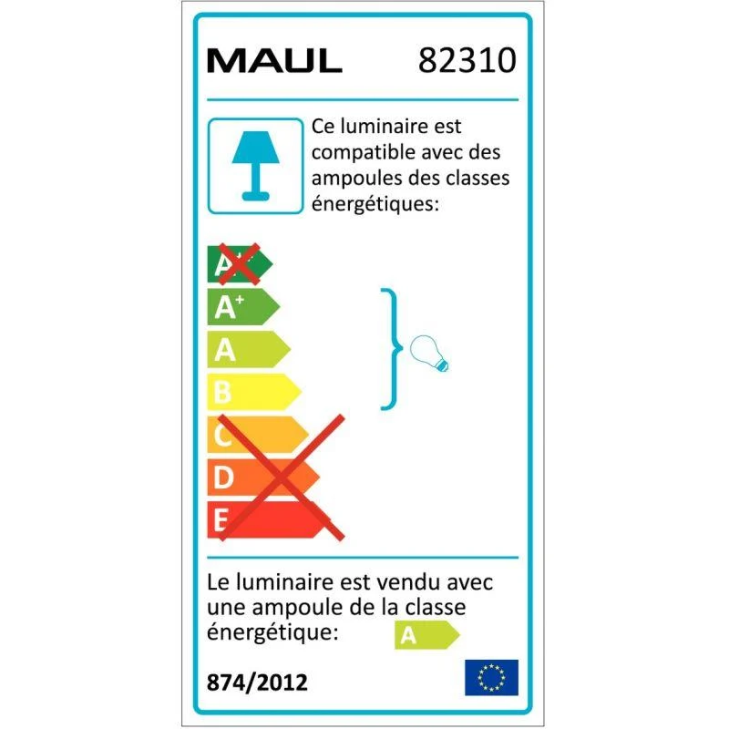 Lampe LED MAUL Starlet noir