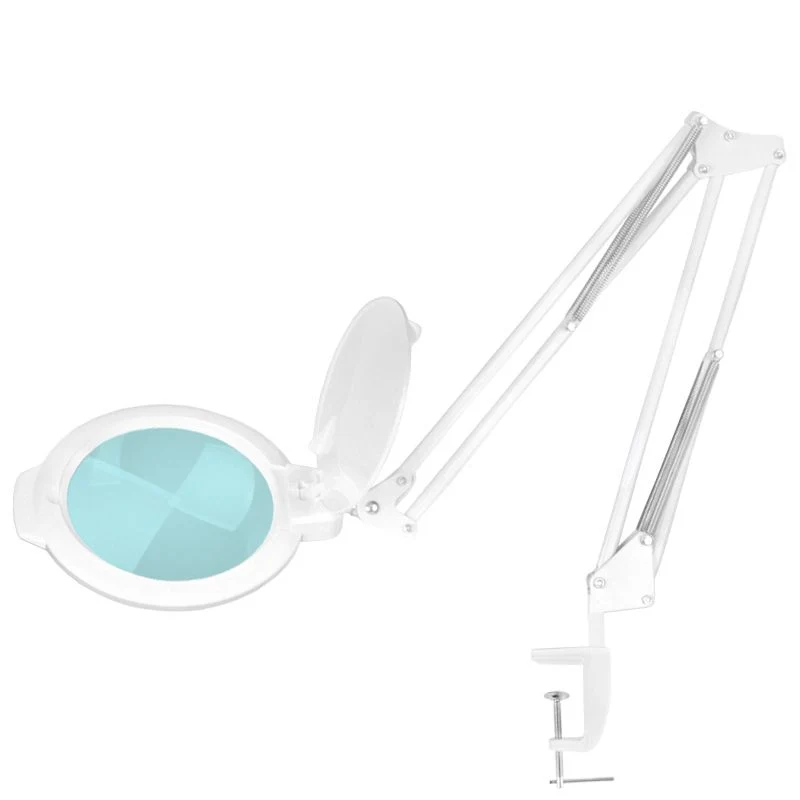 Lampe loupe LED lumière de lune 8013/6 "blanc pour le dessus de table