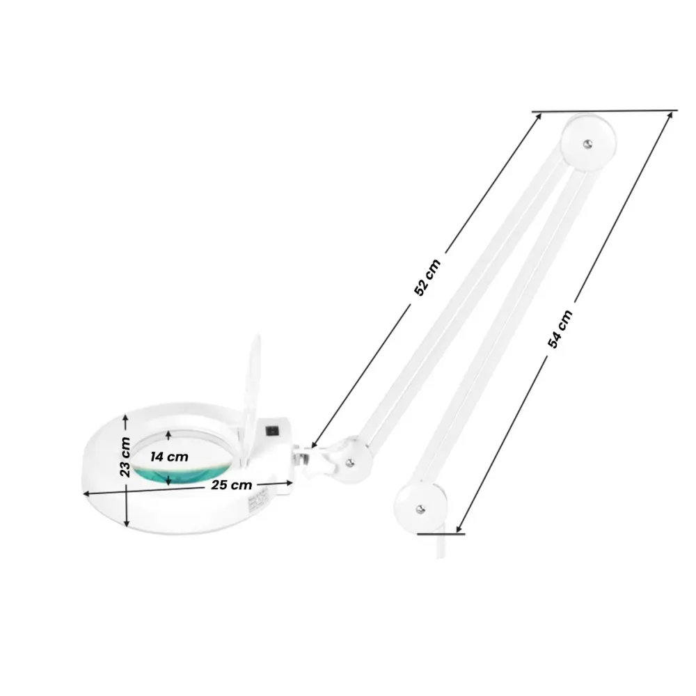 Lampe loupe LED S4 + trépied