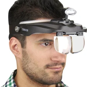 Lampe loupe serre-tête de la marque Carson optical (prix pour la lampe)