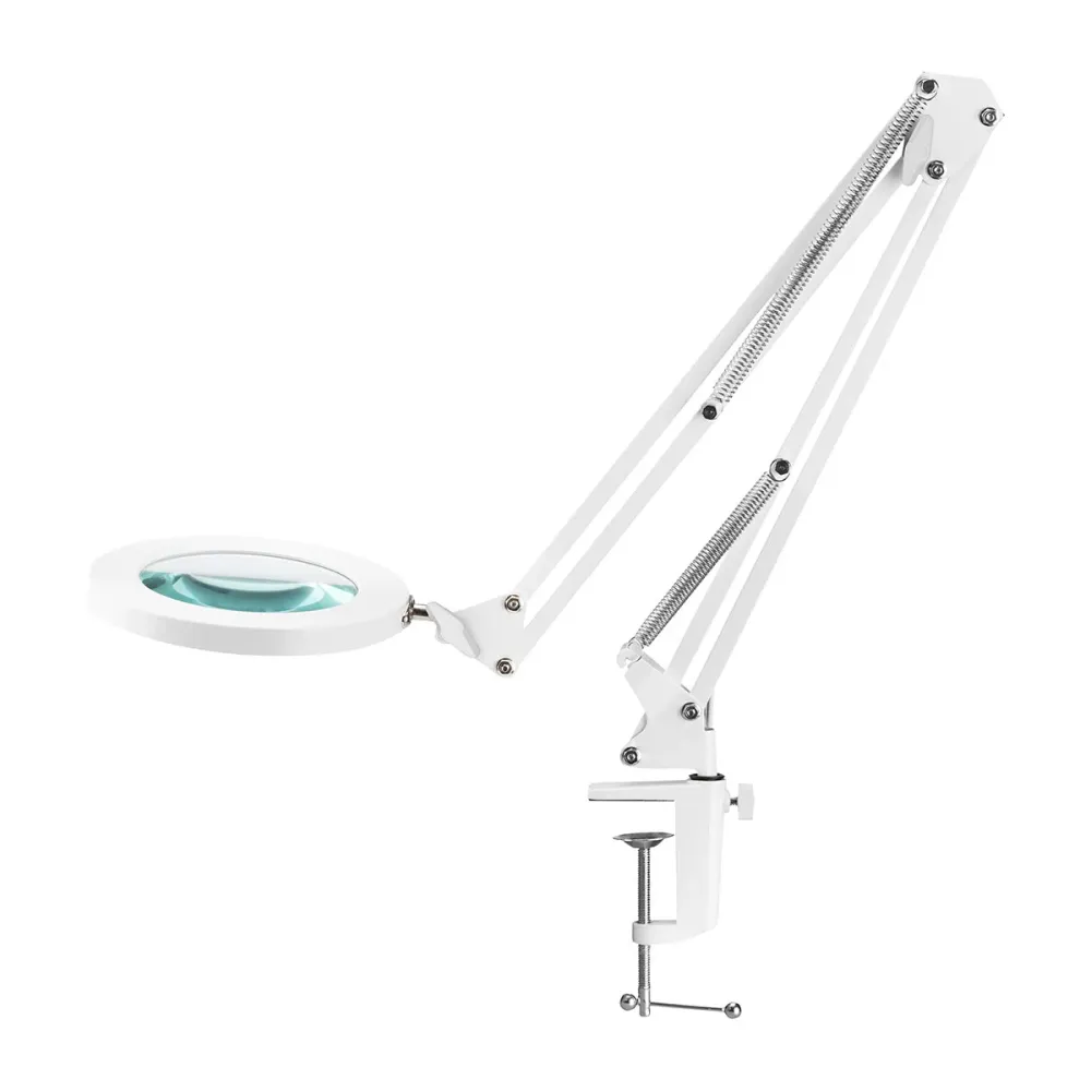 LAMPE LOUPE DE TABLE À LED BLANCHE GLOW 308