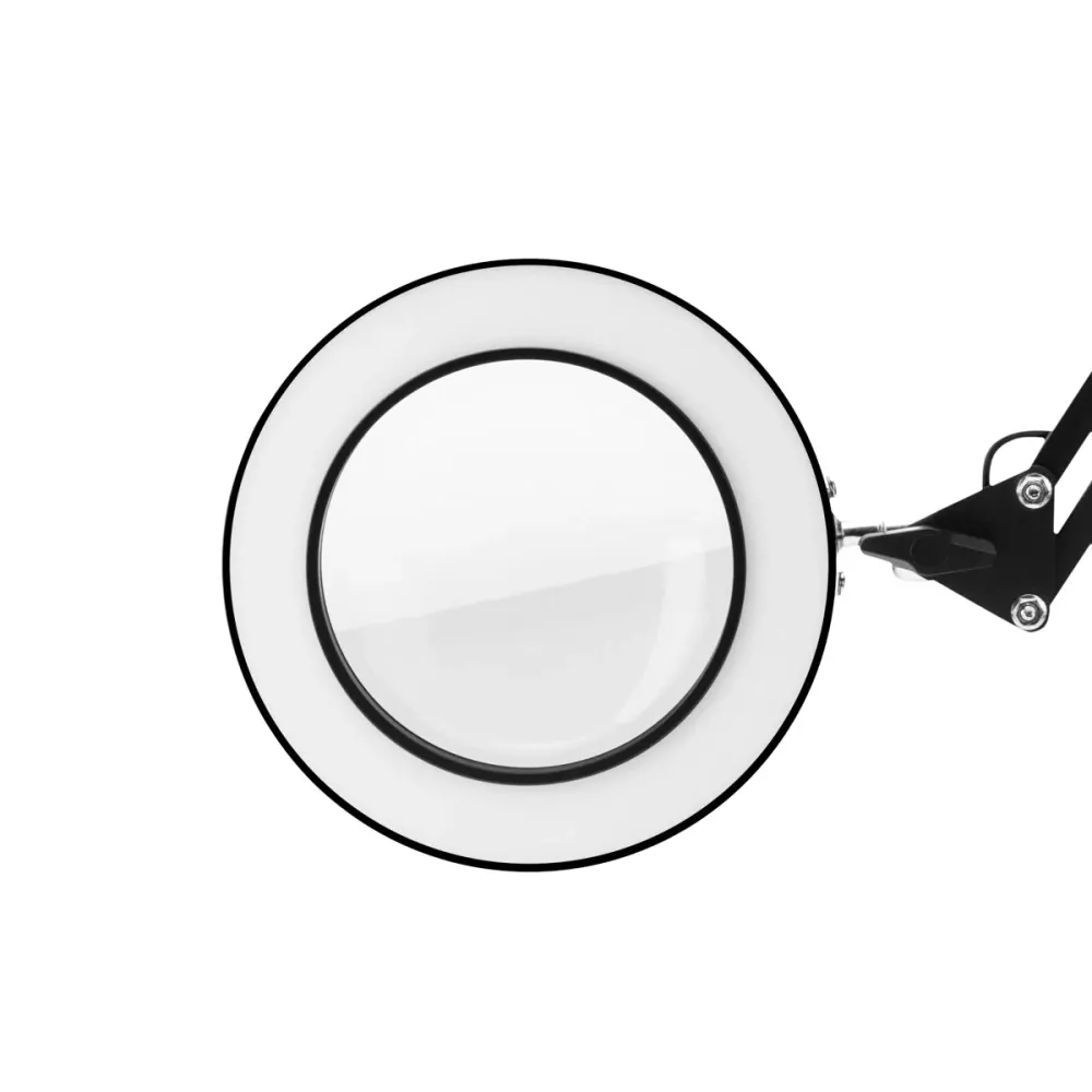 LAMPE LOUPE DE TABLE À LED NOIRE GLOW 308