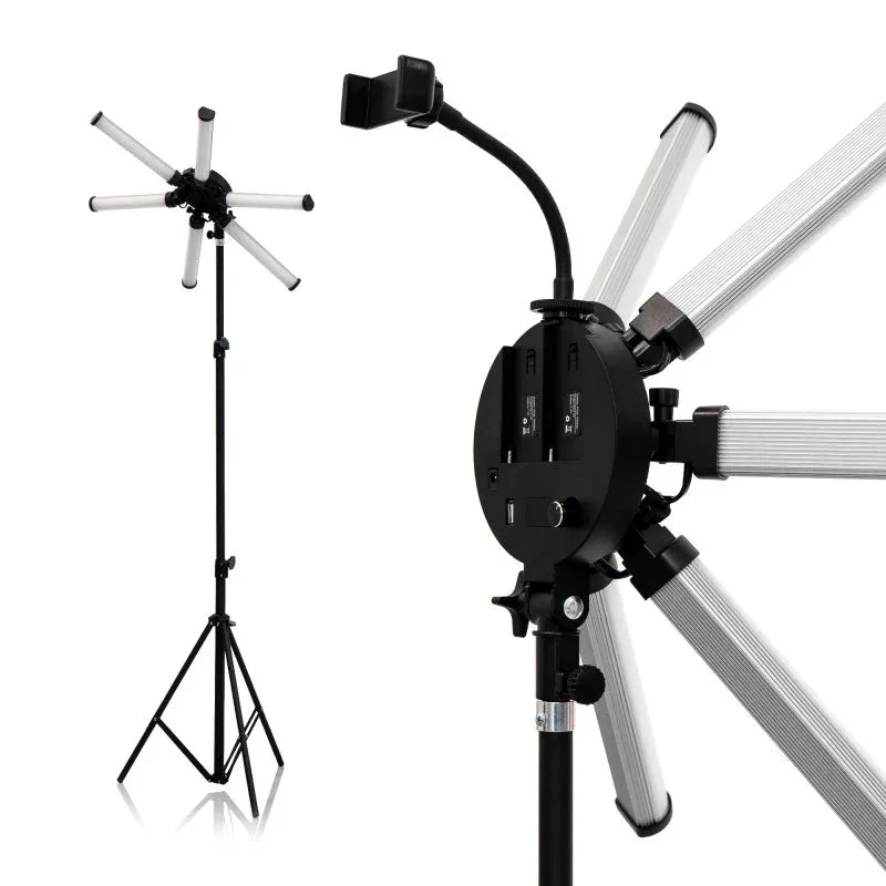 Lampe 6 LUMIÈRES Petite avec Trépied