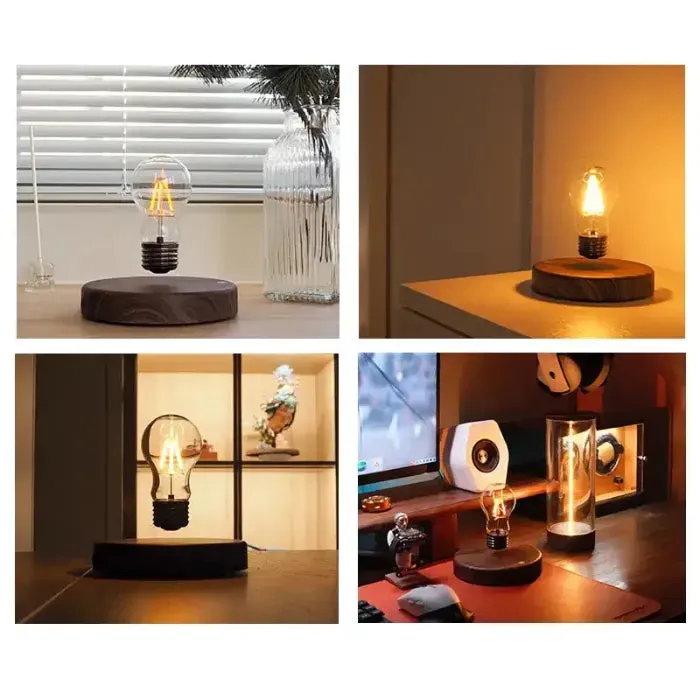 Lampe à lévitation magnétique anti-gravité