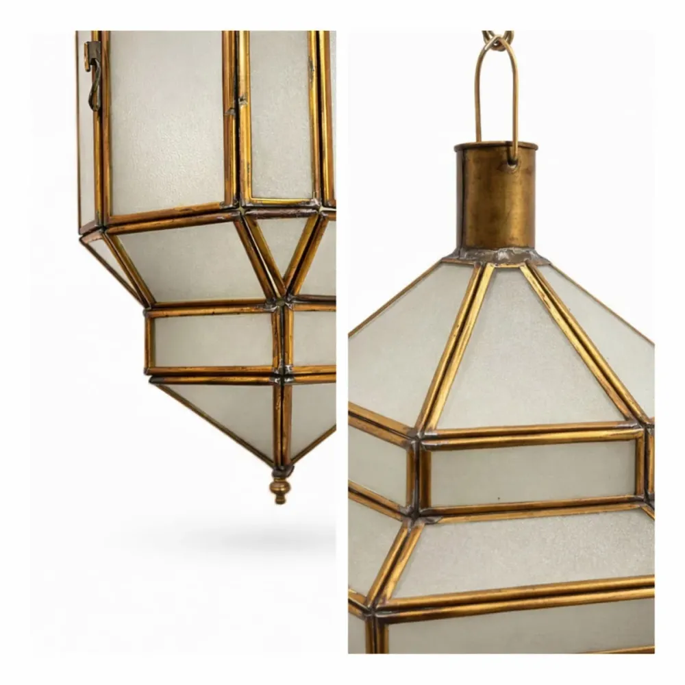 Lampe marocaine en cuivre ARBAHA 48x21cm