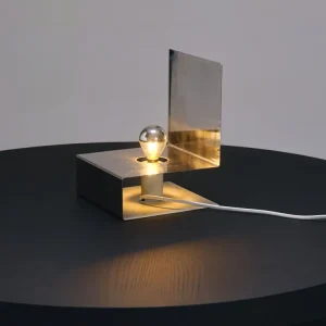 LAMPE MIROIR EN MÉTAL CHROMÉ, 1970s