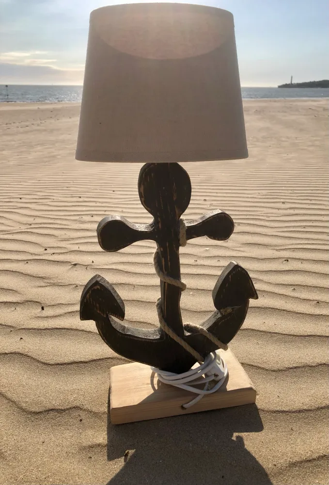 Lampe modèle Encre marine grise