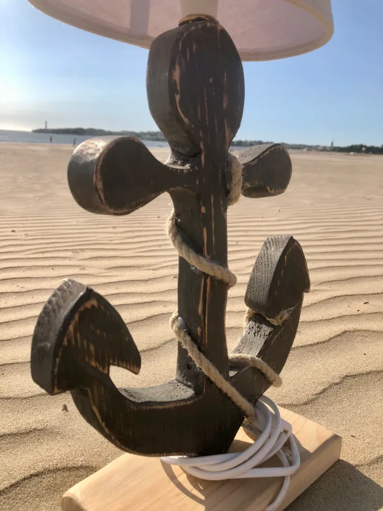 Lampe modèle Encre marine grise