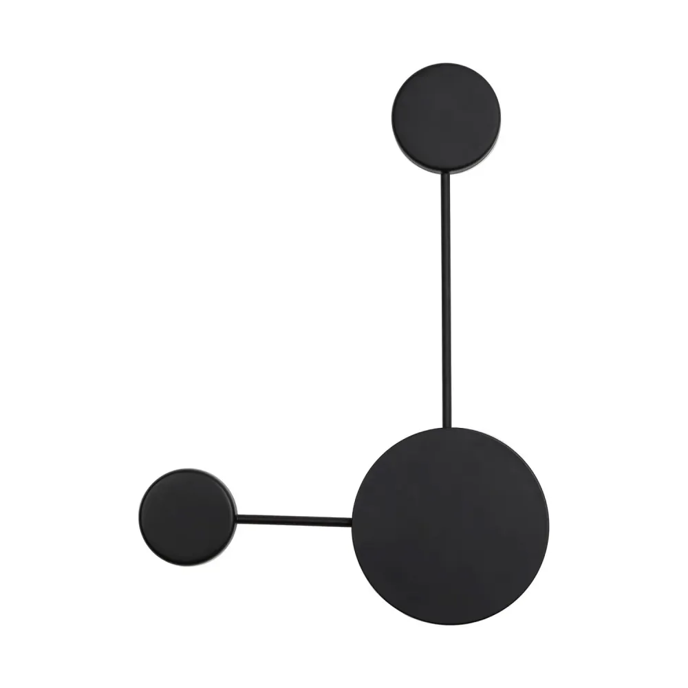 Lampe murale Amadeo LED 7W noir 6258 avec une température de couleur de 4000 K