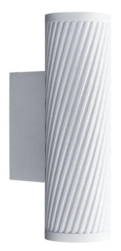 Lampe murale | Blanc | Fixture GU10 en dessous et au-dessus de l'IP65