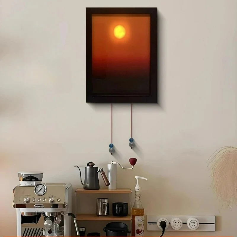 Lampe murale LED effet coucher de soleil