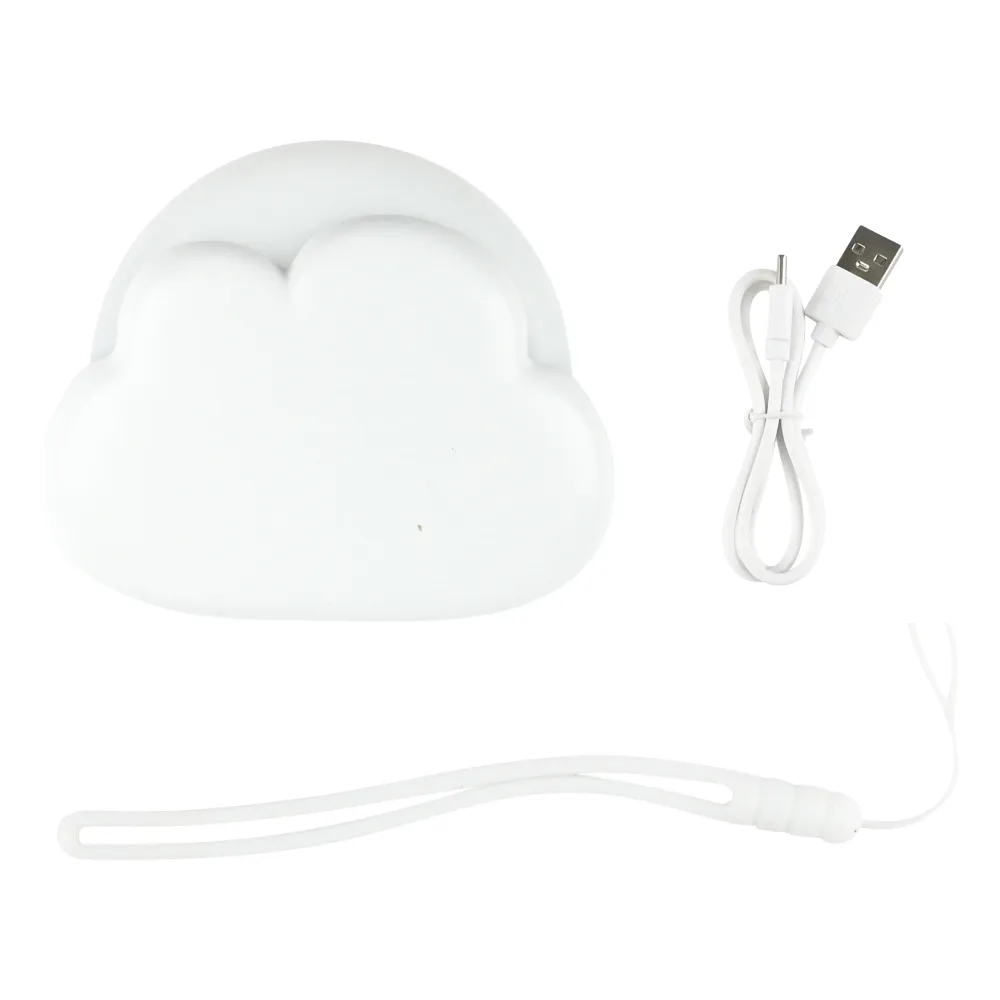 Lampe de nuit nuage rechargeable beige