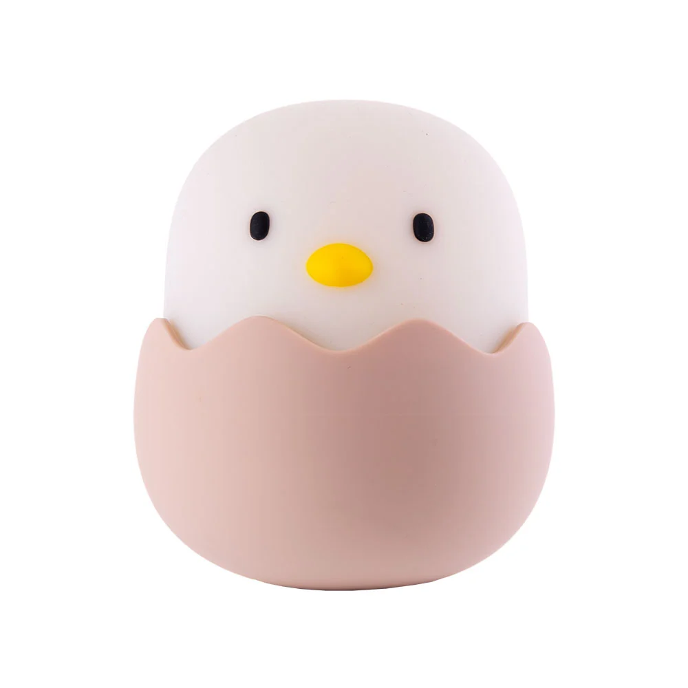 Lampe de nuit "Poulet" pour table de nuit enfant LED, veilleuse et rechargeable