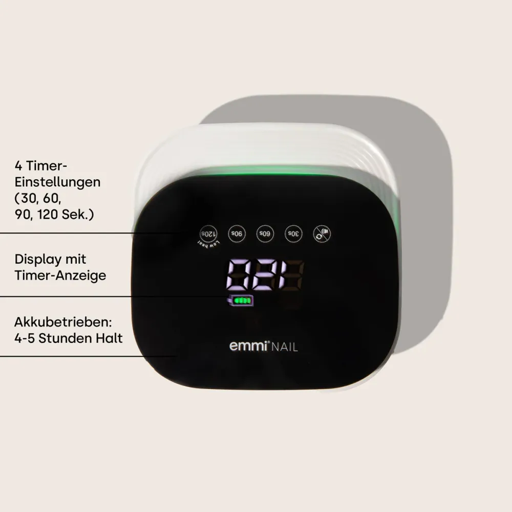 Lampe à ongles LED blanche numérique Emmi-Nail *batterie*
