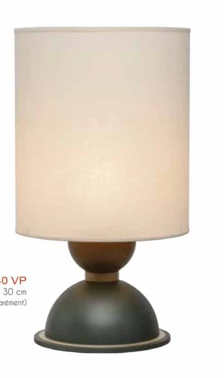 Lampe Orquila vert profond H55