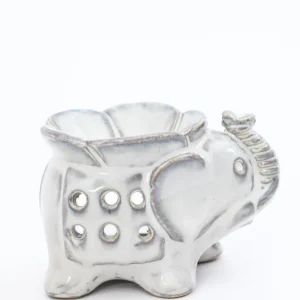 Lampe à parfum éléphant blanc 10 cm