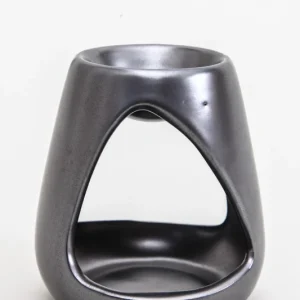 Lampe à parfum noire 10 cm
