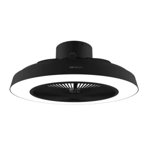 Lampe de plafond ventilateur EnergySilence Aero 600 moteur DC 20W LED 40W télécommande 5 pales 3 vitesses Cecotec