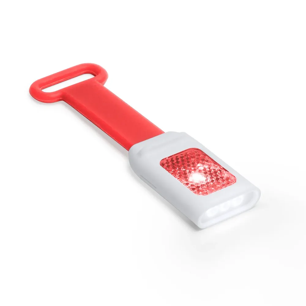 Lampe de poche avec 4 leds et 2 modes d'éclairage en silicone, piles inclus PLAUP