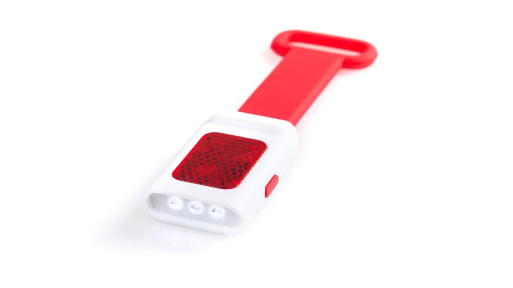 Lampe de poche avec 4 leds et 2 modes d'éclairage en silicone, piles inclus PLAUP