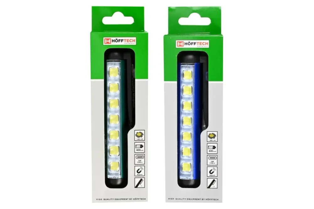 Lampe de poche compacte avec clip manétique display