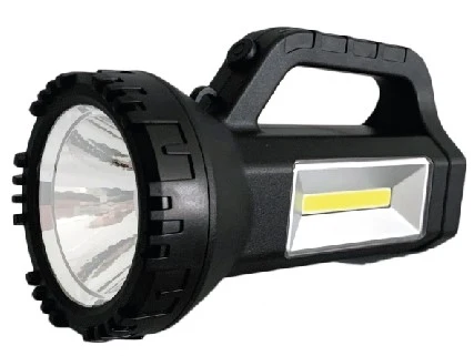 Lampe de poche 1W LED + COB + poignée