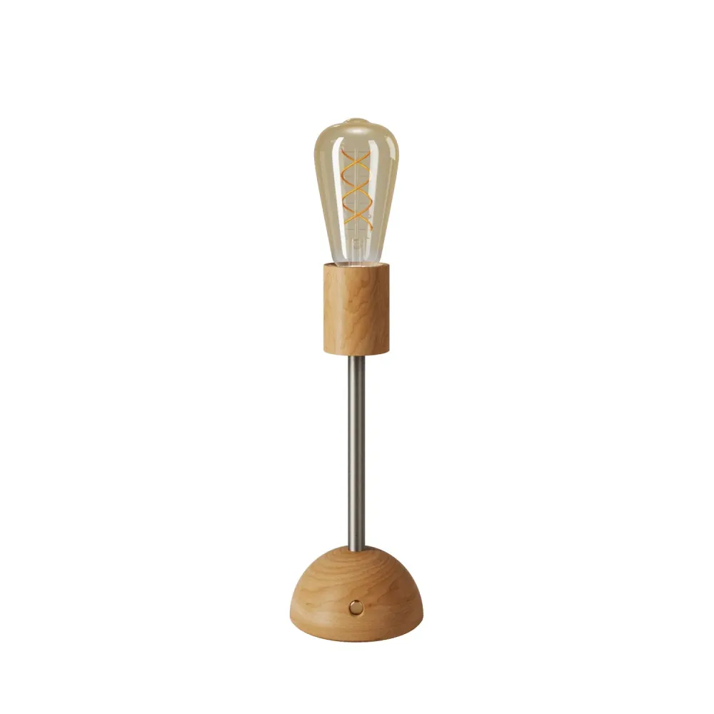 Lampe portable et rechargeable Cabless02 avec ampoule Edison dorée - Neutre