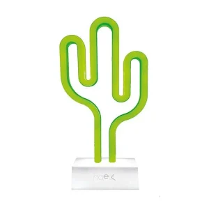 Lampe à poser led Neon Shine - Lumière vert cactus - RF Distribution