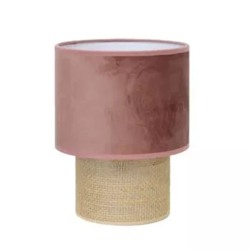 Lampe à poser Marcia - velours Terra - 22cm