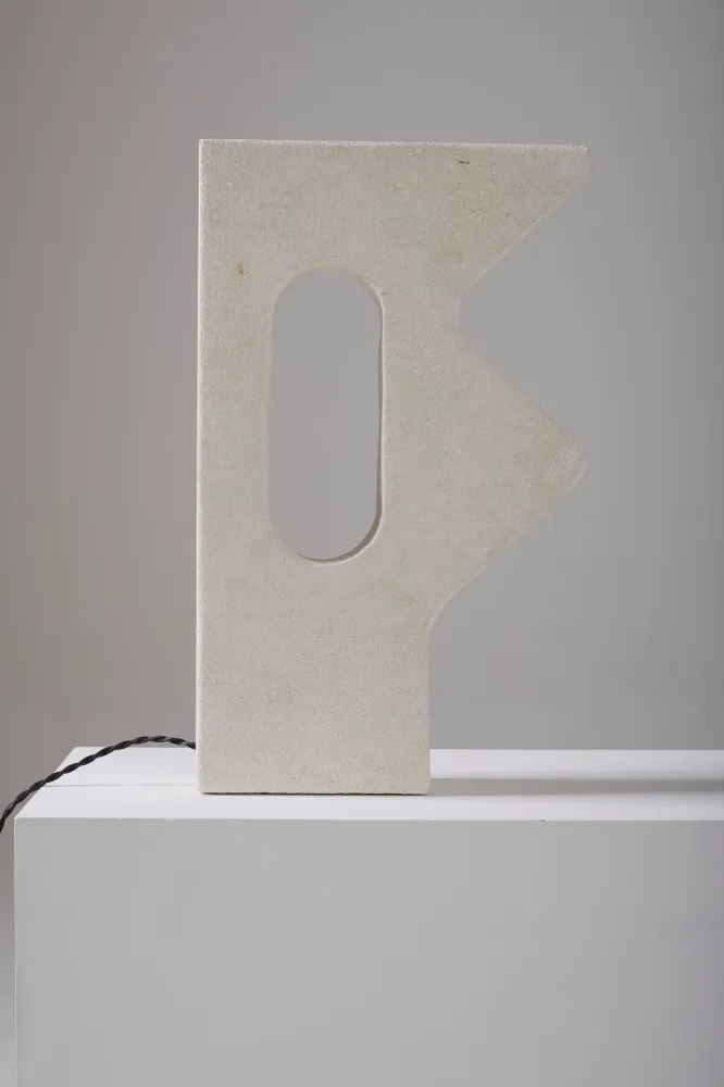 LAMPE À POSER EN PIERRE ATELIERS BONHOMME