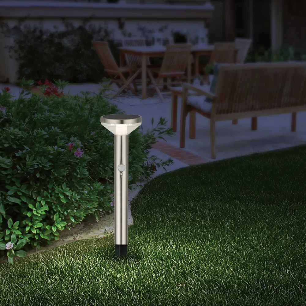 Lampe solaire de jardin 8x LED avec capteur