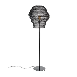 lampe sur pied noir