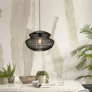Lampe Suspendue "Zanzibar Round 40cm, Bl." de Good & Mojo
