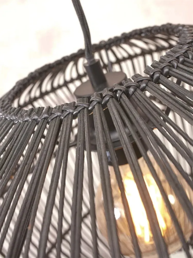 Lampe Suspendue "Zanzibar Round 40cm, Bl." de Good & Mojo