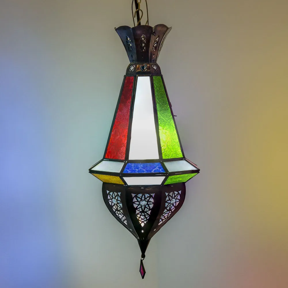 Lampe à Suspension Arabe en Verre Bellota A10 55x28