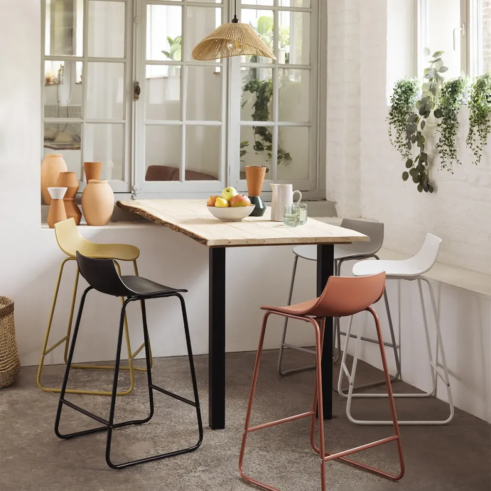 Lampe à Suspension Atmosphera Myha - E27, non incluse - Ø45xH17cm - Beige