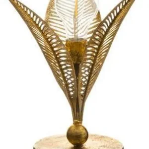 Lampe de Table Atmosphera Leaf 17,5x16,5x25,7cm - Batterie non incluse - Or